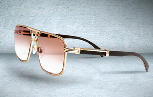 Vintage Wood Luxe 18k Sunglasses