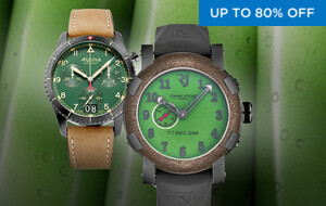 Green Themed Timepieces