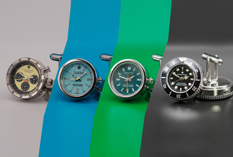 Luxury Miniature Watch Cufflinks