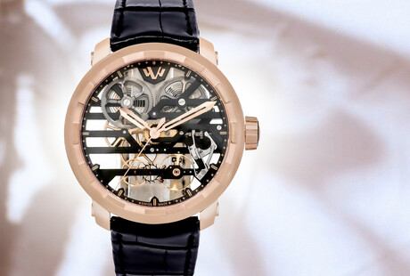 18K Rose Gold Limited Edition Manual Wind Watch
