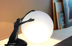 Sculptural Orb Light