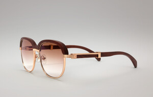 Vintage Wood Luxe 18k Sunglasses