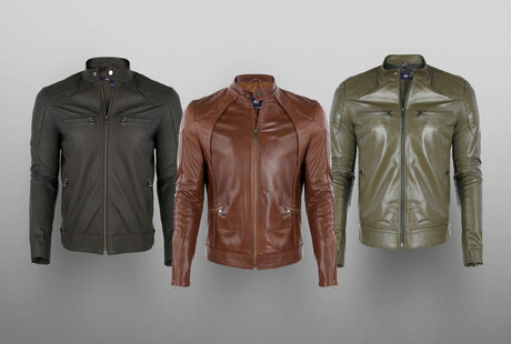 Sleek Leather Jackets