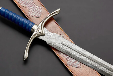 Battle-ready Damascus Blades 