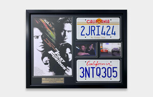 Collectible Signed License Plates