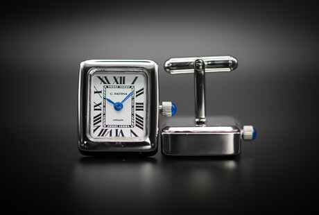 Luxury Miniature Watch Cufflinks