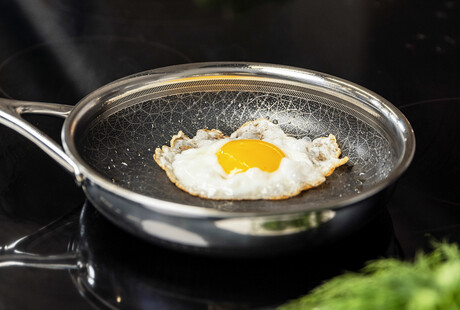 Non-Stick With A Cast Iron Sear