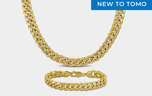 10k & 14K Gold Chains & Bracelets For Him 