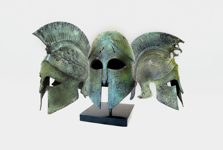 Greek Helmets & Shields