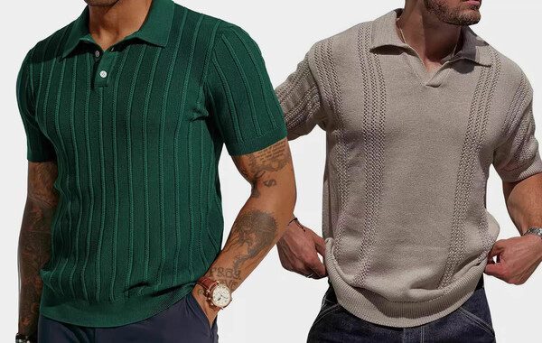 Short Sleeve Retro Knits