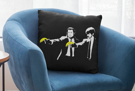 Street Art Throw Pillows