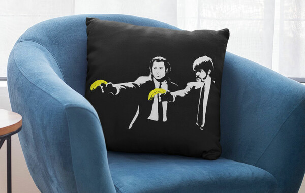 Street Art Throw Pillows