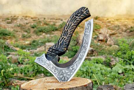 Forged In Damascus Steel