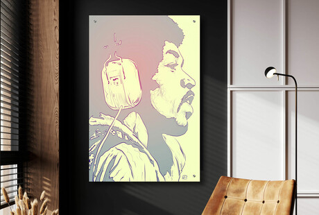 Bold Prints On Acrylic