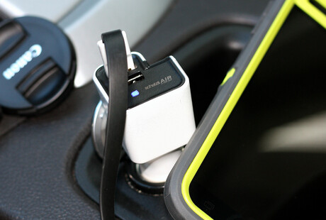 Car Air Purifier + Dual USB Charger