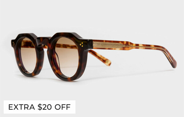 Eyewear With 18K Gold Accents