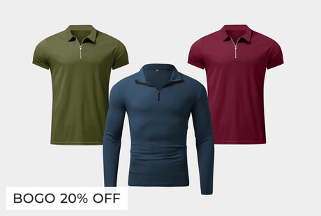 Quarter-zip Tops For Him
