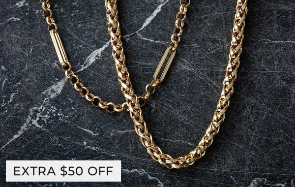 18K Gold Chains & Bracelets