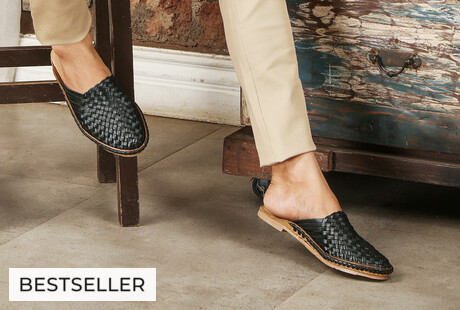 Handwoven Leather Footwear