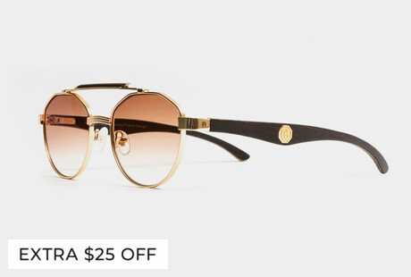 Luxe Shades + Gold Accents