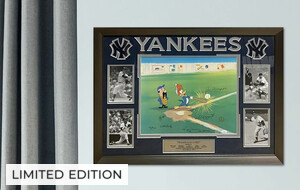 Art Signed By Yankees GOATs