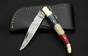 Damascus Folding Knives