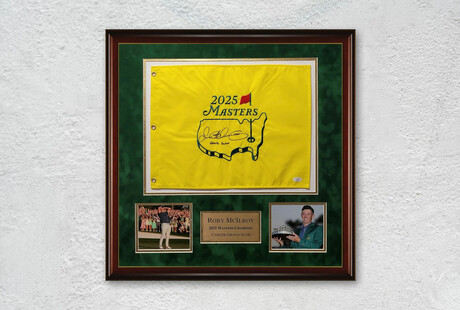 Rory McIlroy Signed Master's Flag