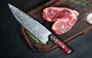 Damascus Kitchen Knives