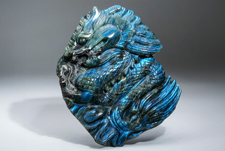 Intricate Mineral Carvings