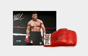 SIGNED MIKE TYSON MEMORABILIA
