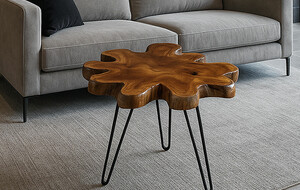 Live Edge Wooden Side Tables