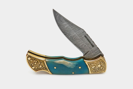 Damascus Pocket Knives