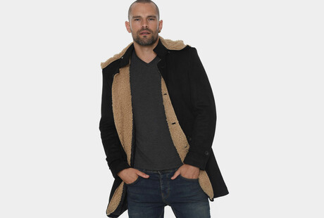 Hooded Overcoats & Jackets