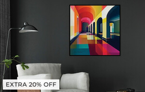 Bright Bold Colors On Canvas