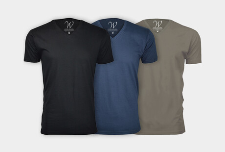 Sueded Cotton Crewneck Tees