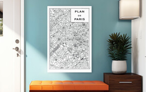 Map Prints On Canvas Art That Spans The Globe