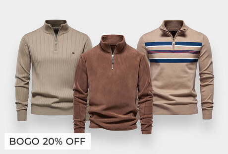 1/4 Zip Pullovers