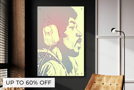 Bold Prints On Acrylic