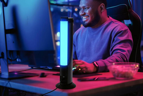 2-in-1 LED Stereo Speaker System