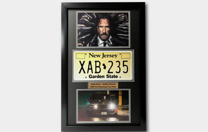 Collectible Signed License Plates