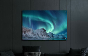 The Northern Lights On Acrylic