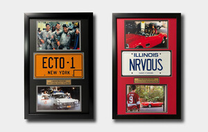 Collectible Signed License Plates