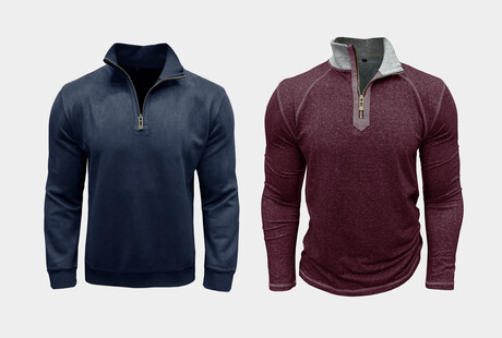 Sporty Quarter Zip