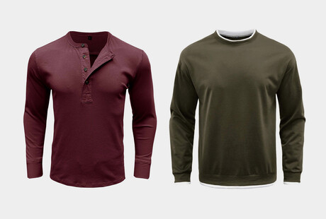 Henleys & Long Sleeve T-Shirts