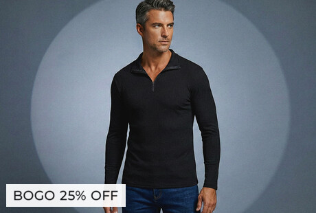 Long Sleeve Polos & Quarter Zips