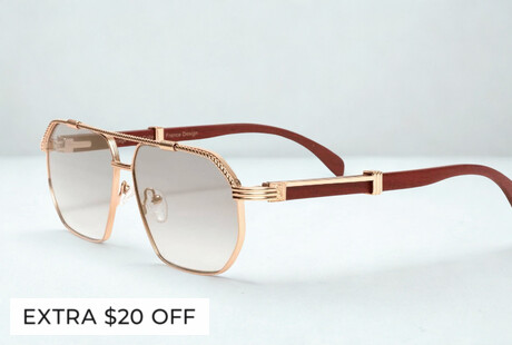 Luxe Shades + Gold Accents