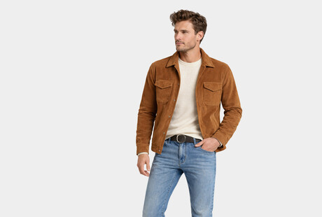 Outerwear, Leather, Denim, & Footwear