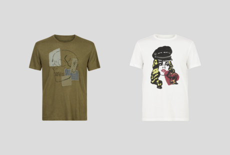 Tees, Swimwear, & Scarves With Edge