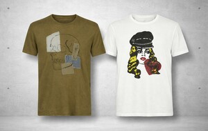 Tees, Swimwear, & Scarves With Edge