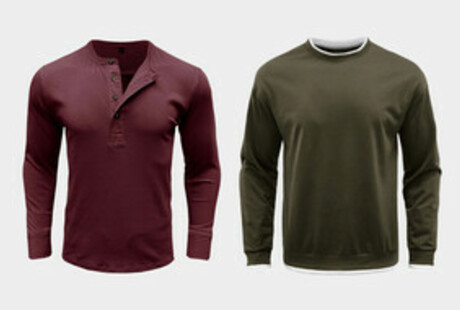Henleys & Long Sleeve T-Shirts